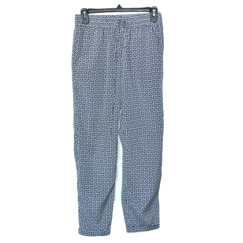 J. Crew Geo Print Drawstring Classy Lounge Pants 0 - image 2
